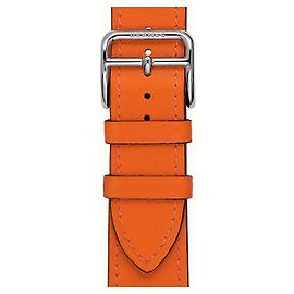 HERMÈS: Bracelet pour Cape Cod Petit modèle 31 mm, simple tour Orange