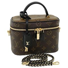 Louis Vuitton-Bolsa de mão LOUIS VUITTON monograma reverso vaidade NVPM 2maneira M45165 Autenticação de LV 33160NO-Outro