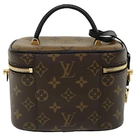 Louis Vuitton-LOUIS VUITTON Monogram Reverse Vanity NVPM Bolso de mano 2camino M45165 LV Auth 33160EN-Otro