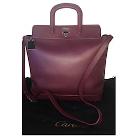 Cartier-Handbags-Dark red