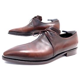 SCARPE ARCA CORTHAY 8 42 Derby 2 SCARPE CON OCCHIELLI IN PELLE BORDEAUX Bordò