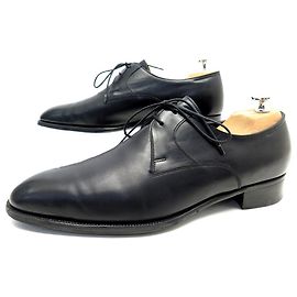 SCARPE JOHN LOBB MARSTON 7.5E 41.5 Derby 2 SCARPE CON OCCHIELLI IN PELLE NERA Nero