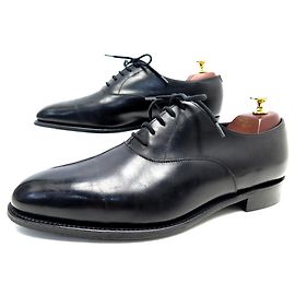 JOHN LOBB GARNIER SCARPE RICHELIEU 7.5 41.5 Scarpe in pelle nera Nero
