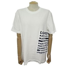 HERREN TSHIRT LOUIS VUITTON T 56 XL JACQUARD REISEARTIKEL TRUNK TOP Weiß