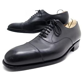 SCARPE JM WESTON RICHELIEU SAVILE 415 7.5D 41.5 PELLE NERA + MANICHE Nero