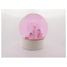Chanel-NINE CHANEL PERFUM NUMBER SNOW BALL 5 GLASS WATER PINK PINK SNOW BALL-Other