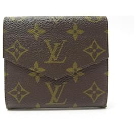 Louis Vuitton-NEW VINTAGE WALLET LOUIS VUITTON CURRENCY ELISE CANVAS MONOGRAM WALLET-Brown