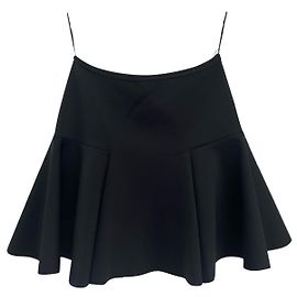Lanvin Neoprenrock schwarz Schwarz