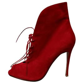 Gianvito Rossi-Ankle Boots-Red