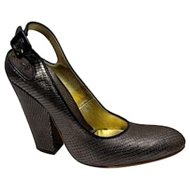 Vivienne Westwood-Vivienne Westwood Satyr heels-Metallic,Bronze