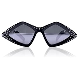 Gucci-Black Acetate Rhinestones GG0496s Sunglasses 59/18 145MM-Black