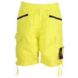 Stone Island L0403 Bermuda in Cotone Giallo Giallo