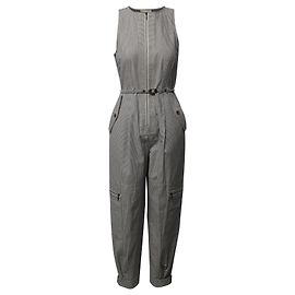 Ulla Johnson Willow Jumpsuit in Light Grey Cotton Grey
