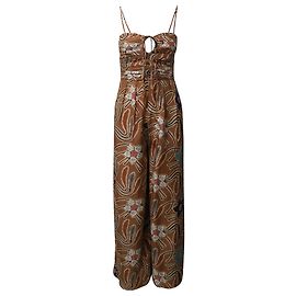 Tuta Ulla Johnson Khalida in seta multicolore Multicolore