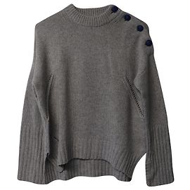 Zadig & Voltaire Pullover Alma aus grauem Kaschmir Grau