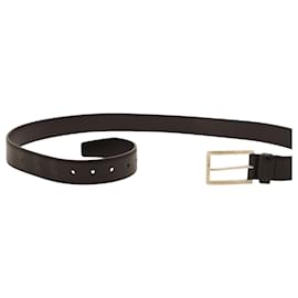 Prada-Prada Buckle Belt in Black Leather-Black