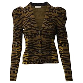 Ulla Johnson-Cárdigan con estampado de leopardo en lana multicolor Rhea de Ulla Johnson-Otro,Impresión de pitón