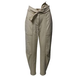 Calça jeans Ulla Johnson Storm em algodão creme Branco Cru