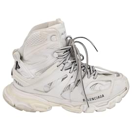 Balenciaga-Balenciaga Track Hike Sneaker aus weißem Polyurethan-Weiß