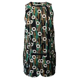 Robe Imprimée Balenciaga en Polyester Multicolore Autre Imprimé python