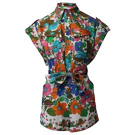 Mono largo con estampado floral en lino multicolor Riders de Zimmermann Otro