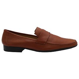 Hermès Mocassins Hermes Tokyo em couro marrom Marrom
