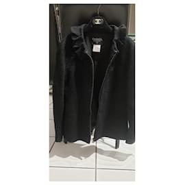 Chanel-Veste zippée-Noir