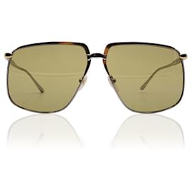 Gucci-Silver Gold Metal GG0365S 003 aviator sunglasses 63/13 140MM-Silvery