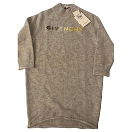 Givenchy-vestido tipo jersey de Givenchy-Gris