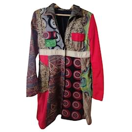 Desigual Jacket Multicolore Size 40 Multiple colors