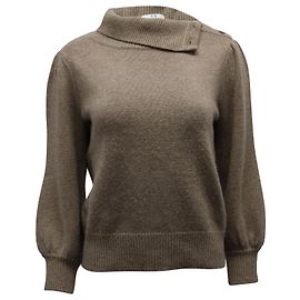 Marc by Marc Jacobs Pull en maille CO Essentials en laine taupe Marron