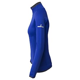 Autre Marque-Jaqueta Stella McCartney For Adidas com meio zíper em nylon azul-Azul
