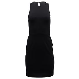 Alexander Wang Robe fourreau à découpes en nylon noir Noir