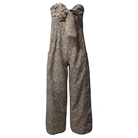 Johanna Ortiz-Johanna Ortiz Javari Jumpsuit in Natural Cream Cotton-White,Cream