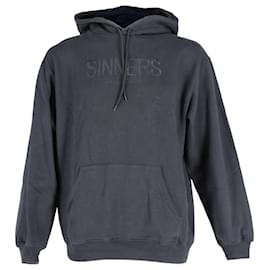 Balenciaga-Balenciaga Sinners Hoodie in Black Cotton -Black