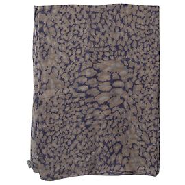 Cachecol Diane Von Furstenberg Animal Print em Modal Roxo Outro Roxo