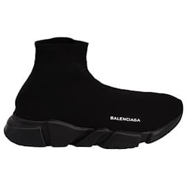 Balenciaga-Balenciaga Speed Trainer Sneakers in Black Polystyrene-Black