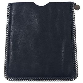 Stella Mc Cartney Custodia per iPad Stella McCartney Falabella in pelle nera Nero