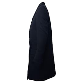 Stella Mc Cartney-Stella McCartney Shawl Collar Coat in Black Polyamide-Black