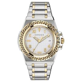 Versace-Relógio com pulseira Versace Greca Reaction-Metálico