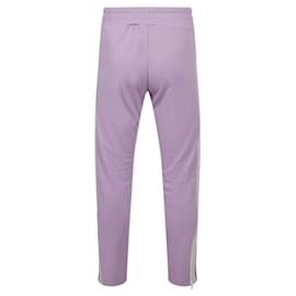 Palm Angels-Palm Angels Logo-Print Track Pants-Purple