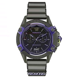Versace-Versace Icon Active Chronograph Watch-Black