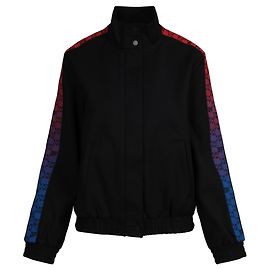 Off White Off-White Monogram Logo Band Track Jacket Black