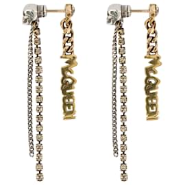 Alexander Mcqueen-Graffiti Earring - Alexander Mcqueen - Antic Gold/Silver - Metal-Multiple colors