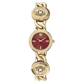 Orologio con bracciale icona Versace Stud D'oro Metallico