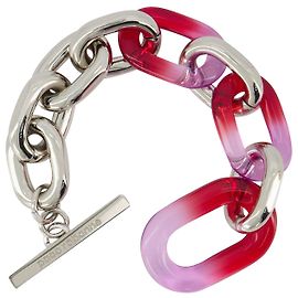 Pulsera Xl Link Bra - Paco Rabanne - Multi - Resina Roja
