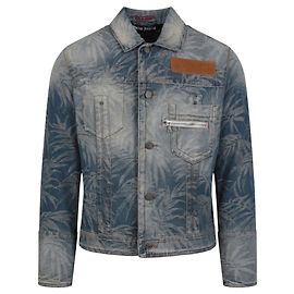 Giacca di jeans Palm Angels Palms Blu