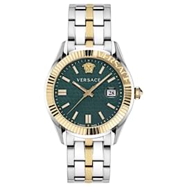 Versace-Versace Greca Time Bracelet Watch-Metallic
