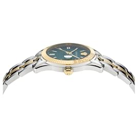 Versace-Versace Greca relógio com pulseira de tempo-Metálico