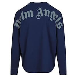 Palm Angels-Palm Angels Long Sleeve Logo T-Shirt-Other
